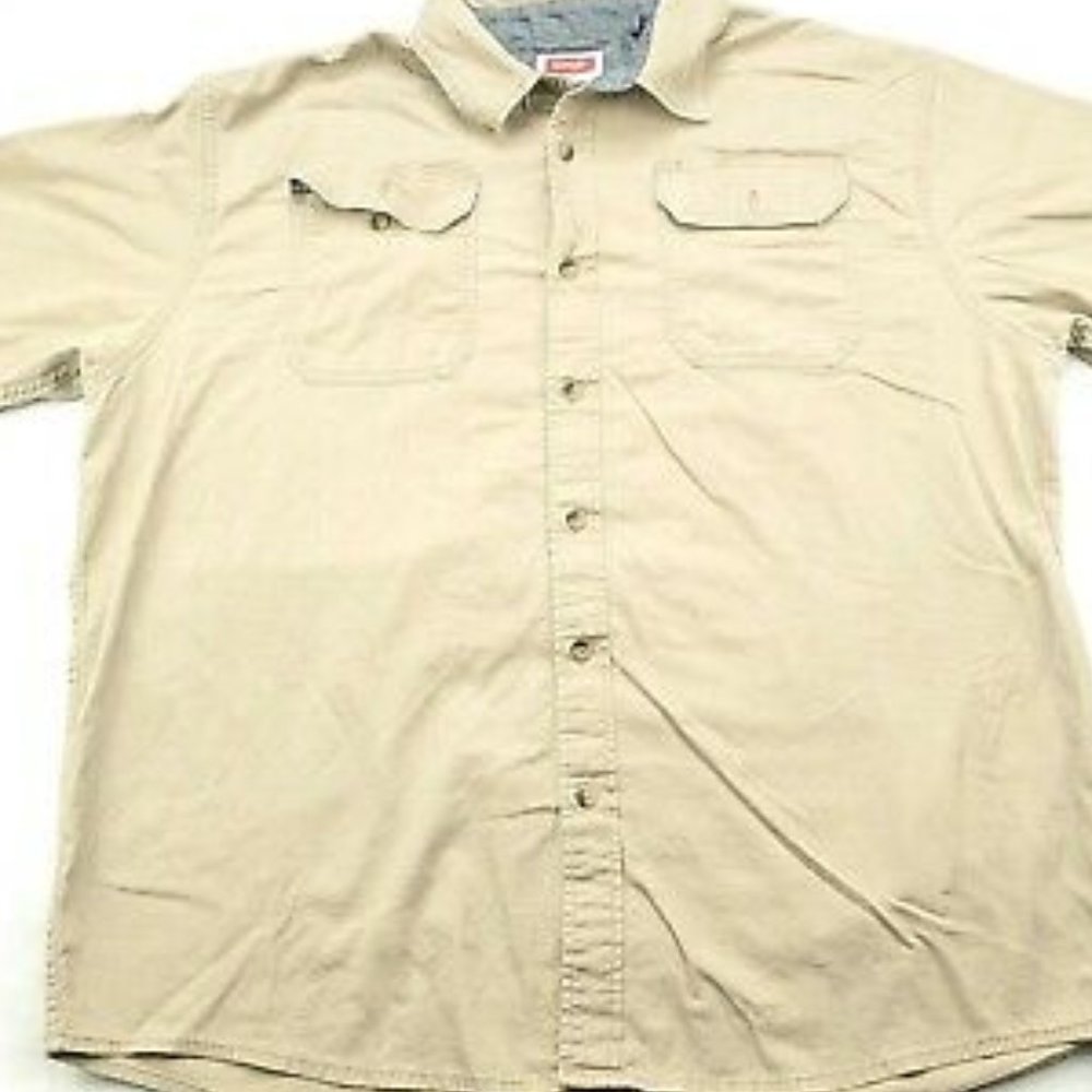 Wrangler flex for Comfort Khaki Shirt
